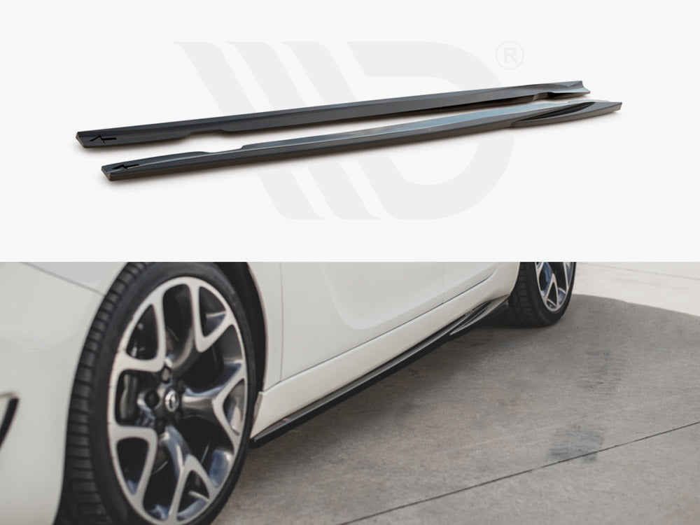 Maxton Design OP-IS-1F-OPC-SD1T Side Skirts Diffusers Opel / Vauxhall Insignia MK1 Opc | Duco Car Parts UK Car Parts