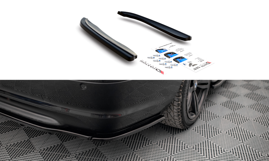 Maxton Design BM-3-46-C-MPACK-RSD1T Rear Side Splitters BMW Series 3 E46 M-Pack Coupe | Duco Car Parts UK Car Parts