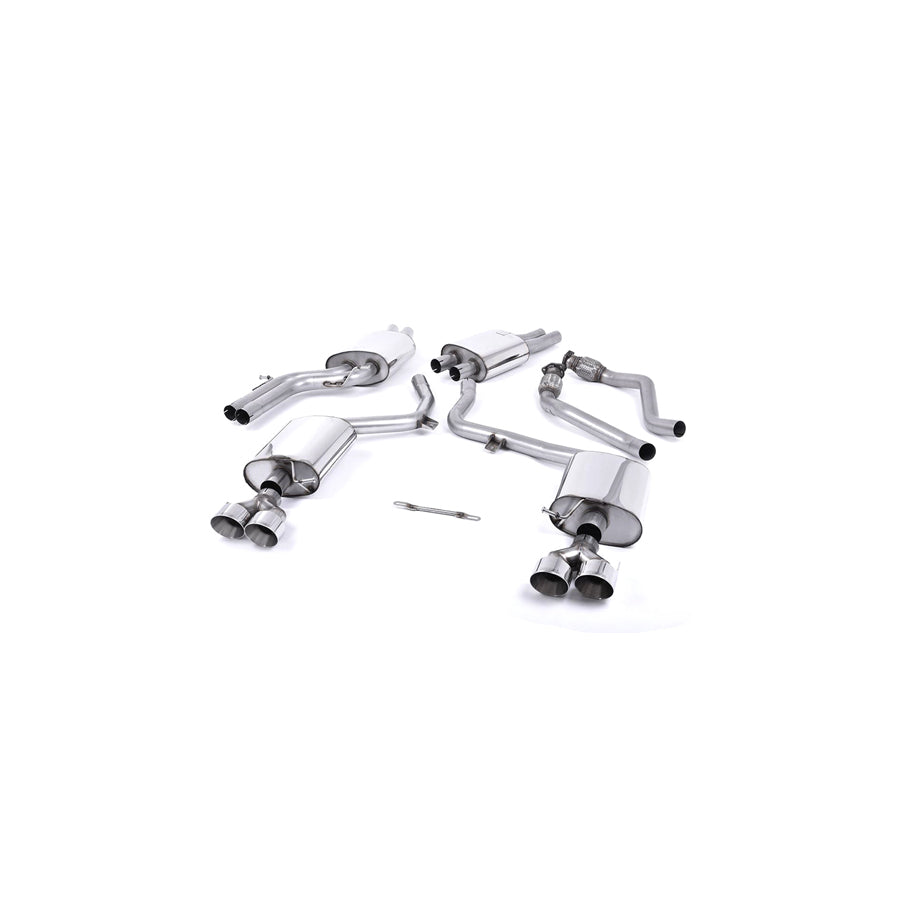 MillTek Audi B8.5 S5 Resonated Cat-Back Exhaust
