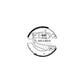 EBC 6451 Ford Rear Brake Shoes (Inc. Escort Mk5 & Orion) 1 | Duco Car Parts UK Car Parts