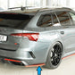 Rieger 00079039 Skoda NX Octavia RS Right Rear Side Splitter -  Matte Black