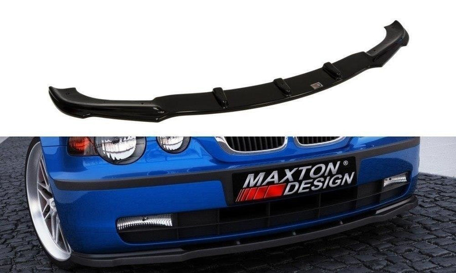 Maxton Design BM-3-46-CT-FD1T Front Splitter BMW Series 3 E46 Compact | Duco Car Parts UK Car Parts