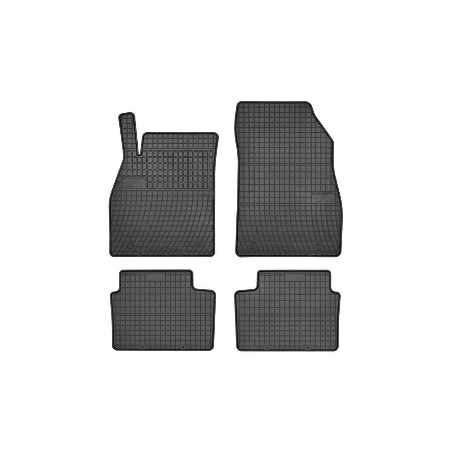 FROGUM Tailored 0690 Floor mat set for OPEL INSIGNIA Elastomer, Front and Rear, Quantity: 4, Black, (LHD)