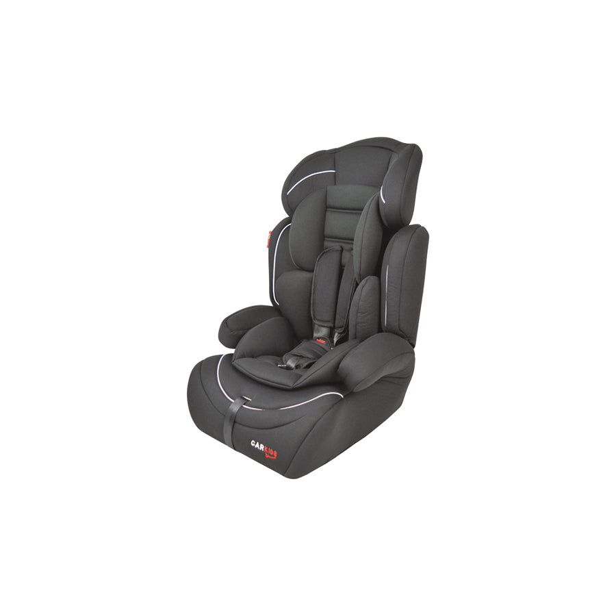 Carkids 4310004 Child car seat without Isofix, Group 1/2/3, 9-36 kg, 5-point harness, Black, multi-group