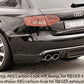 Rieger 00055506 Audi B8 B81 A4 Rear Diffuser for Original Tailpipe Left & RIght