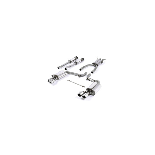 MillTek Audi C6 S6 Resonated Cat-Back Exhaust