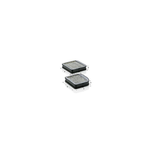 MANN-FILTER CUK 22 000-2 Pollen filter Activated Carbon Filter