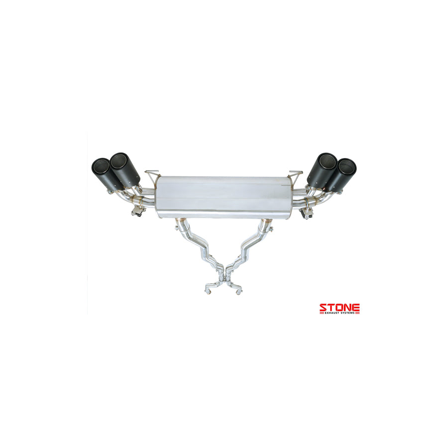Stone Exhaust BMW N63R G30 M550i xDrive OEM Integrated Valved Catback Exhaust System