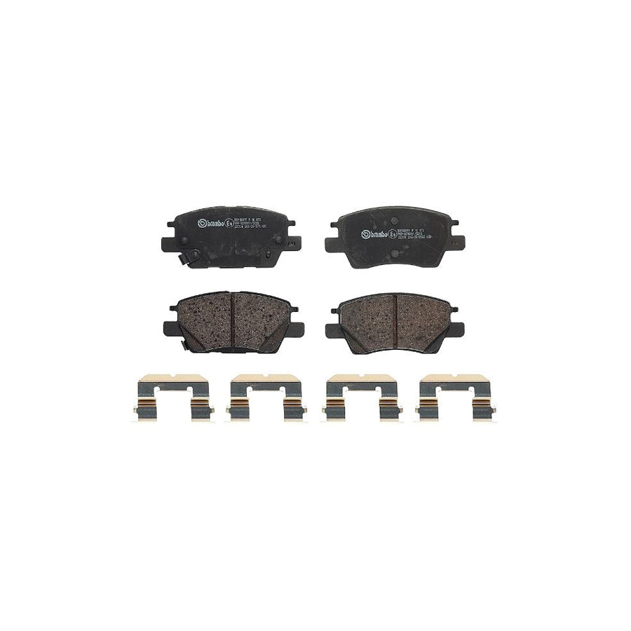 Brembo P 10 073 Brake Pad Set With Acoustic Wear Warning