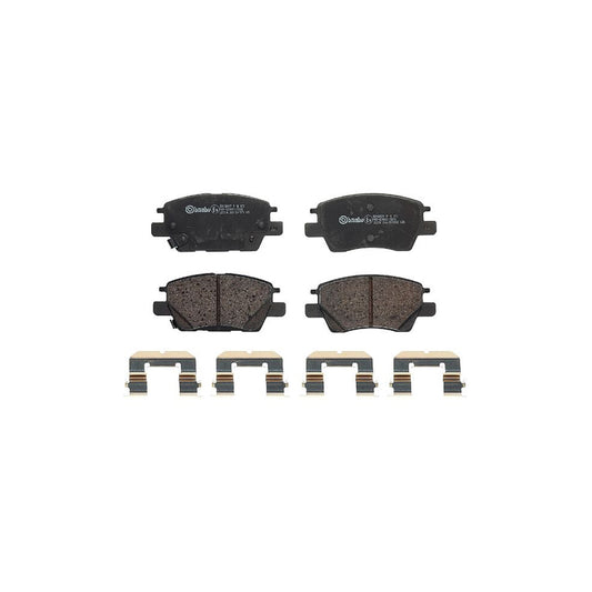 Brembo P 10 073 Brake Pad Set With Acoustic Wear Warning