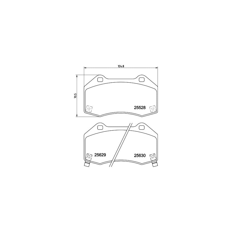 Hella 8DB 355 025 871 Brake Pad Set With Acoustic Wear Warning
