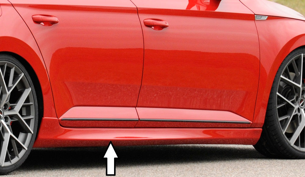 Rieger 00079042 Skoda 3T 3V Superb III Right Side Skirt