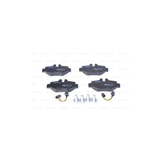 Bosch 0986494082 Brake Pad Set Incl Wear Warning Contact With Anti Squeak Plate With Bolts Screws With Mounting Manual BP992