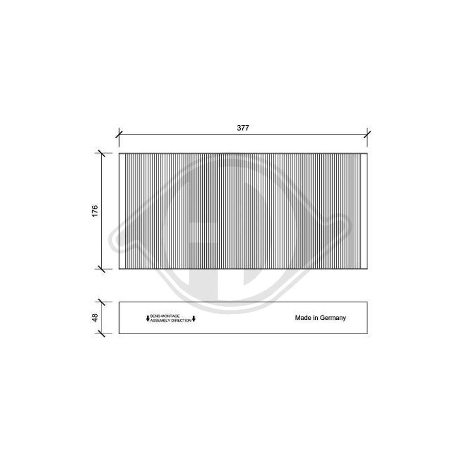 Diederichs Dci0152 Pollen Filter | Duco Car Parts UK Car Parts