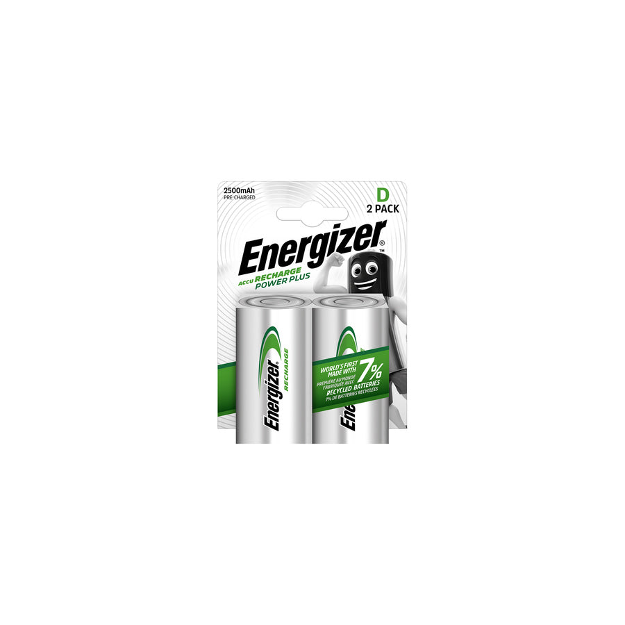 ENERGIZER D (HR20), Power Plus E300322000 Battery 1.2V, 2500mAh, standard, 2