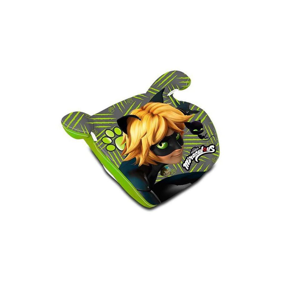 MIRACULOUS CAT NOIR CATN104 Booster seat 15-36kg, Group 2, 3, Green, Multi-coloured