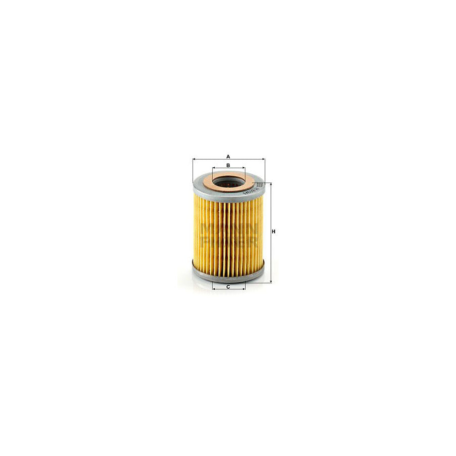 MANN-FILTER H 813/1 n Oil Filter with seal, Filter Insert