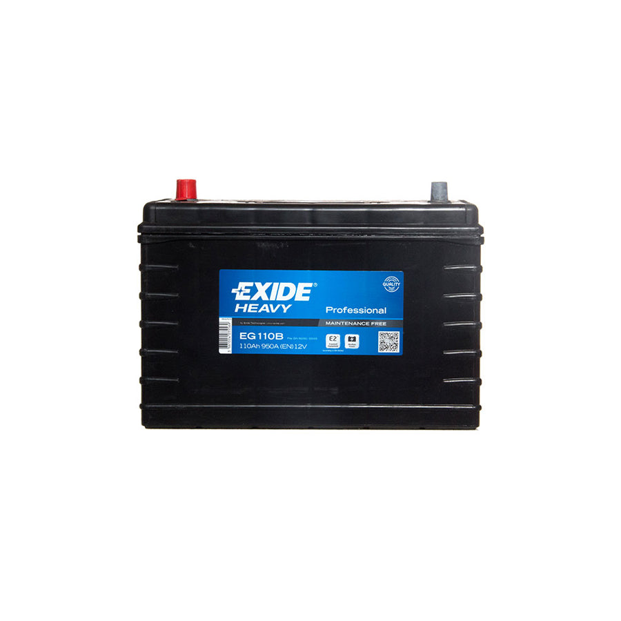 Exide Excell 640 Car Battery (110Ah) - 3 Year Guarantee