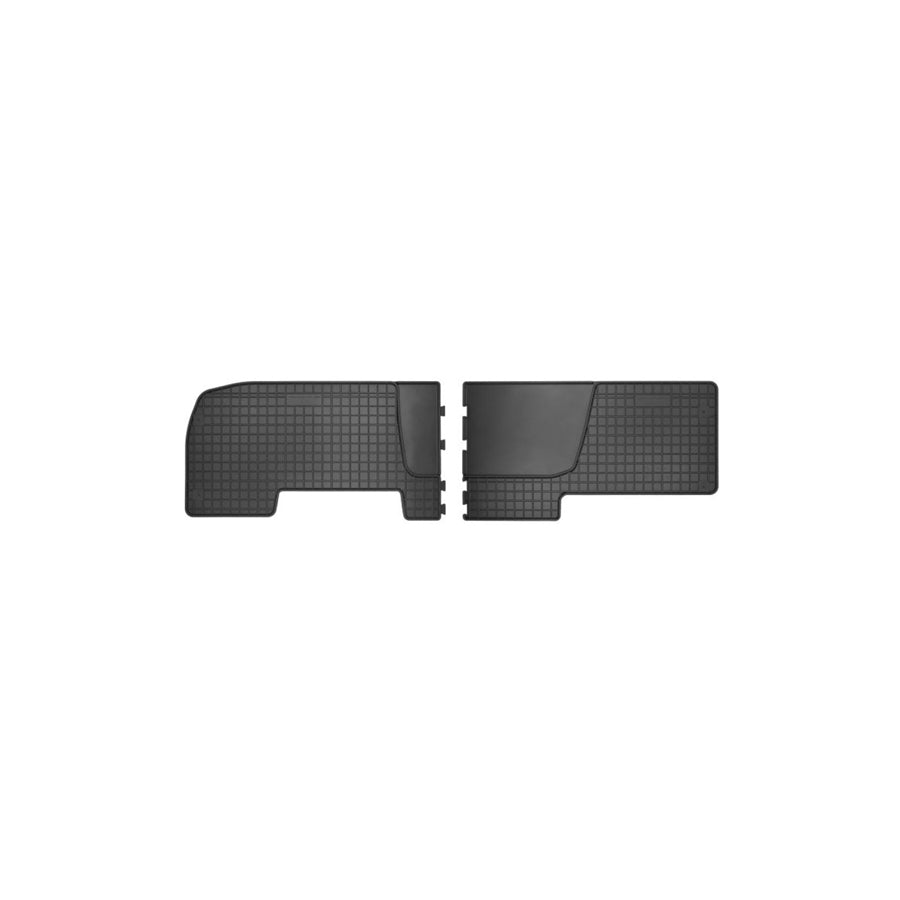 FROGUM Tailored 546146 Floor mat set Elastomer, Rear, Quantity: 2, Black, (LHD)