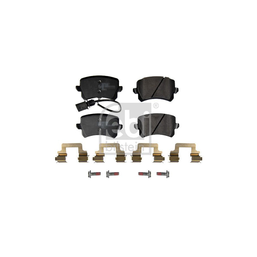 Febi Bilstein 172168 Brake Pad Set For Audi Q3 8Ub 8Ug Rear Axle Incl Wear Warning Contact With Attachment Material