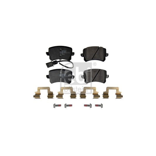 Febi Bilstein 172168 Brake Pad Set For Audi Q3 8Ub 8Ug Rear Axle Incl Wear Warning Contact With Attachment Material
