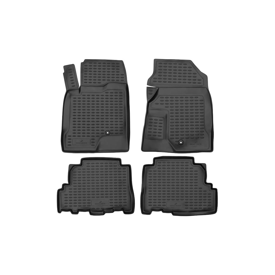 WALSER Tailored, XTR 75107 Floor mat set Front and Rear