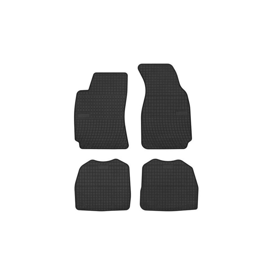 FROGUM Tailored 401778 Floor mat set for SKODA Superb I Saloon (3U4) Elastomer, Front and Rear, Quantity: 4, Black, (LHD)