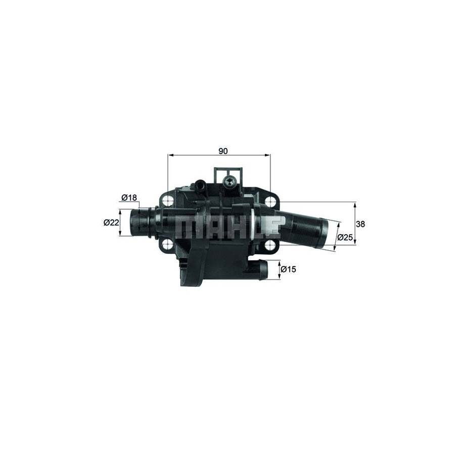 MAHLE ORIGINAL TH 41 83 Engine thermostat Opening Temperature: 83°C, with seal