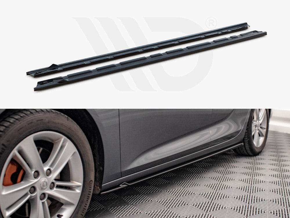 Maxton Design OP-IS-B-SD1T Side Skirts Diffusers Opel / Vauxhall Insignia MK2 (2017-) | Duco Car Parts UK Car Parts
