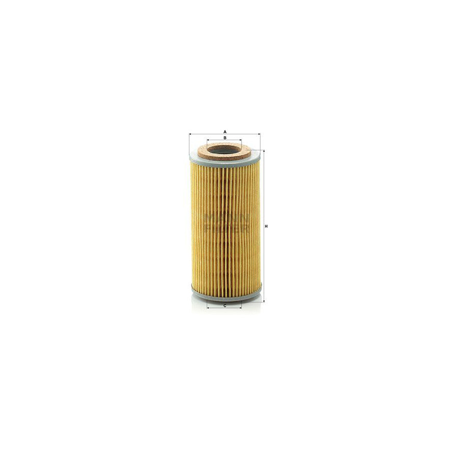 MANN-FILTER H 804 t Oil Filter with seal, Filter Insert