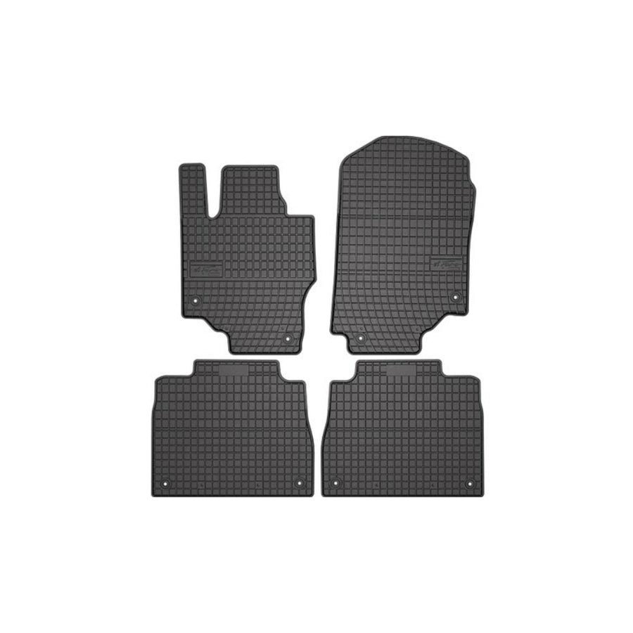 FROGUM Tailored, Basic 411487 Floor mat set suitable for MERCEDES-BENZ GLE (W167) Elastomer, Front and Rear, Quantity: 4, Black, (LHD)
