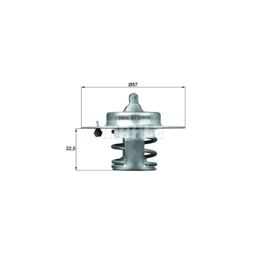 MAHLE ORIGINAL TX 60 83D Engine thermostat Opening Temperature: 83°C, with seal