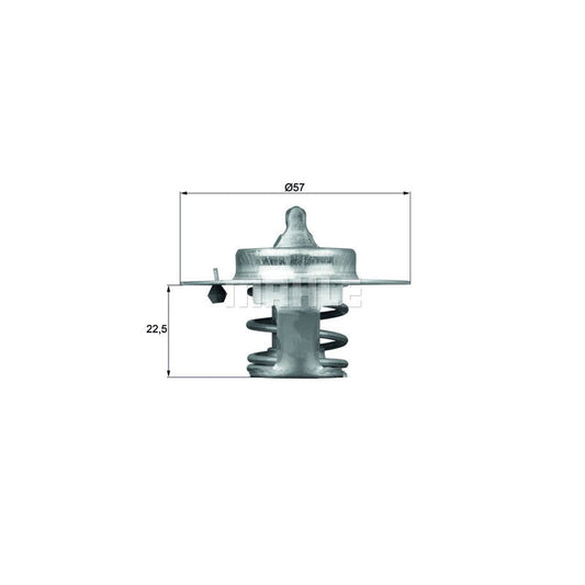 MAHLE ORIGINAL TX 60 83D Engine thermostat Opening Temperature: 83°C, with seal
