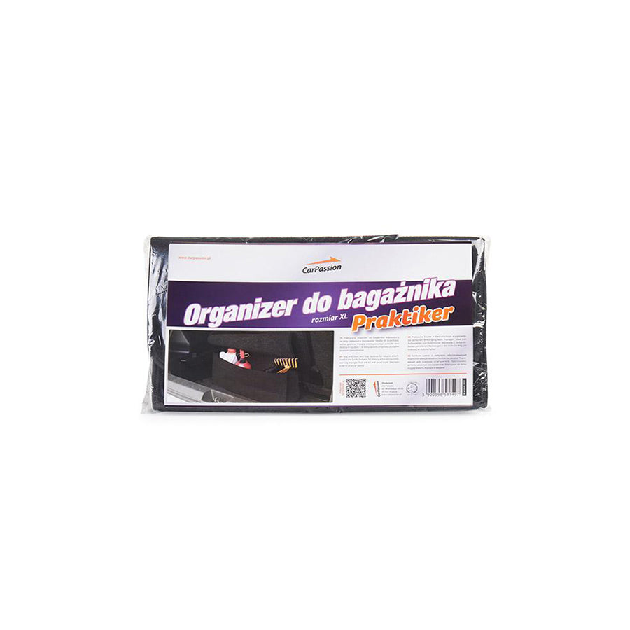 CARPASSION 20101 Car boot storage bag 500g, XL, Black