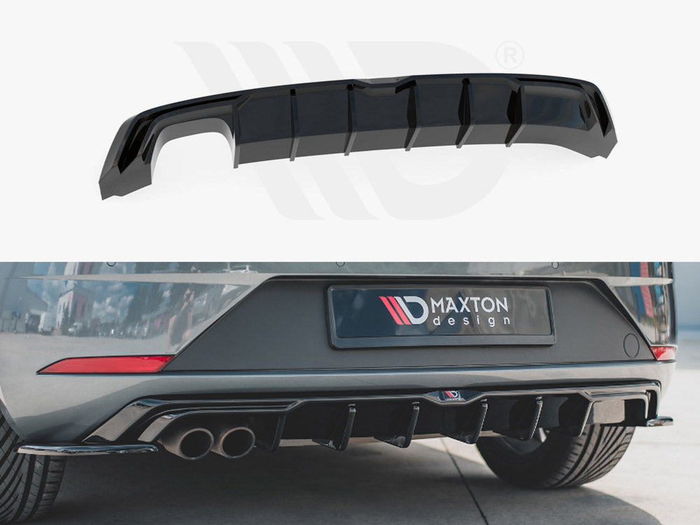 Maxton Design SE-LE-3F-FR-RS1T Rear Valance Seat Leon MK3 Fr Facelift (2017-2019) | Duco Car Parts UK Car Parts