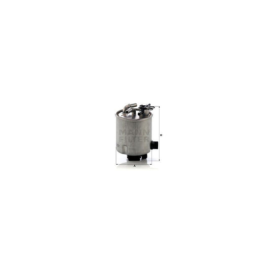 MANN-FILTER WK 9027 Fuel filter In-Line Filter