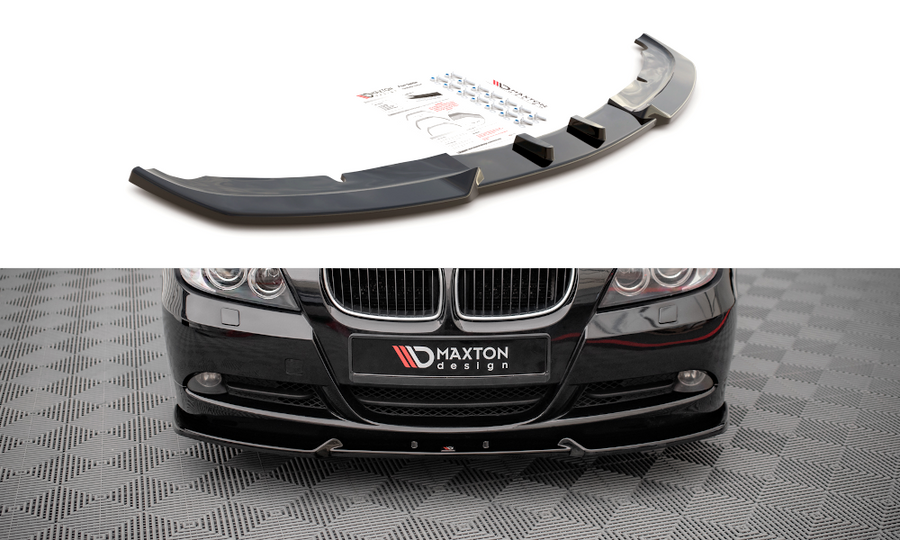 Maxton Design BM-3-90-FD1T Front Splitter V.1 BMW Series 3 E90 | Duco Car Parts UK Car Parts