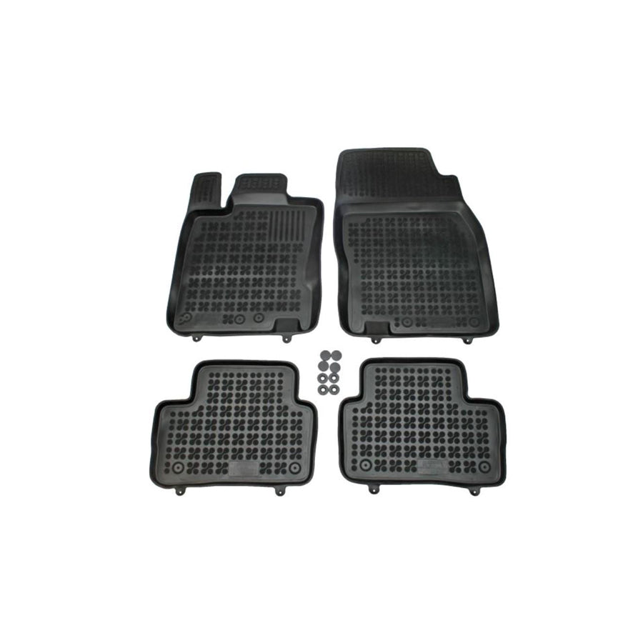 REZAW PLAST 201921 Floor mat set for RENAULT Kadjar (HA_, HL_) Elastomer, Front and Rear, Black
