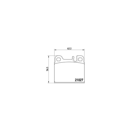 Brembo P 50 005 Brake Pad Set Suitable For Mercedes Benz S Class Prepared For Wear Indicator