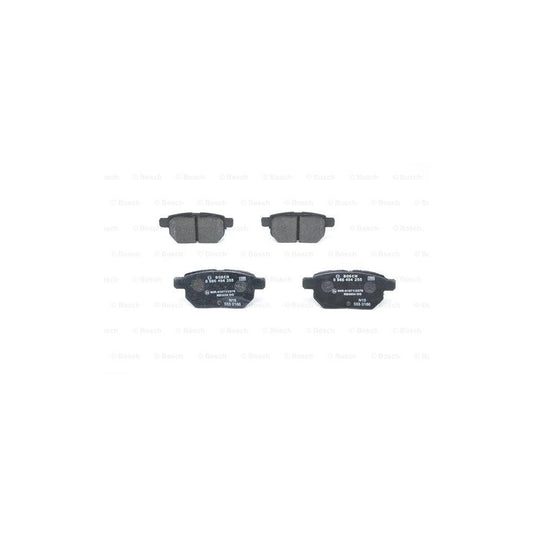 Bosch 0986494255 Brake Pad Set With Acoustic Wear Warning