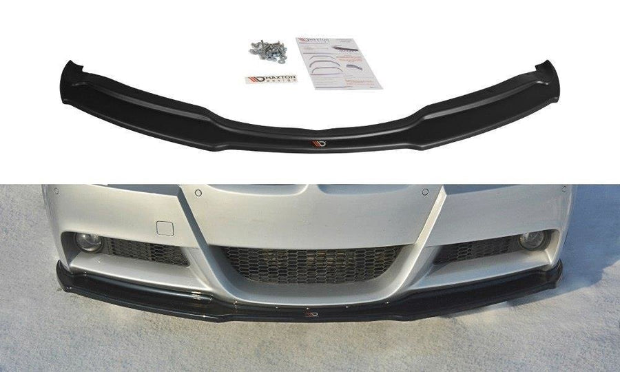 Maxton Design BM-3-90-MPACK-FD1T Front Splitter V.1 BMW Series 3 E90 M-Pack | Duco Car Parts UK Car Parts