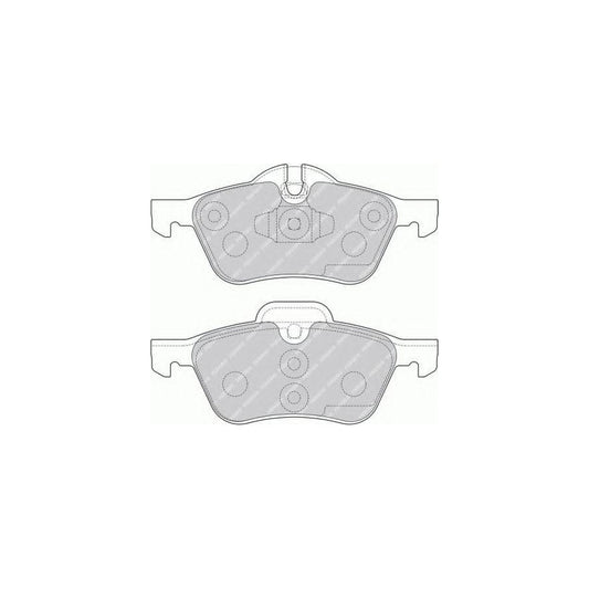 Ferodo Sl Fsl1499 Brake Pad Set Prepared For Wear Indicator With Piston Clip