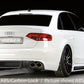 Rieger 00055508 Audi B8 B81 A4 Rear Diffuser for Twin Tailpipe Left & Right