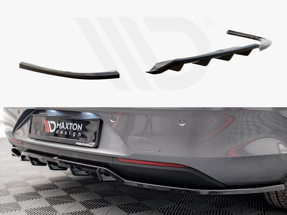 Maxton Design OP-IS-B-RSD1T+RD1T Central Rear Splitter (vertical Bars) Opel / Vauxhall Insignia MK2 (2017-) | Duco Car Parts UK Car Parts