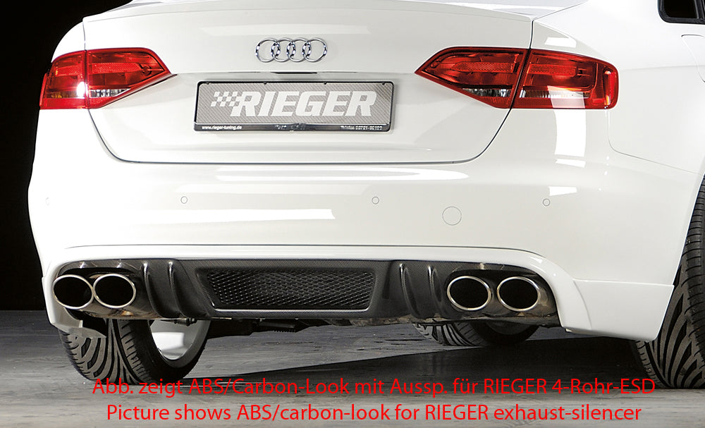 Rieger 00055507 Audi B8 B81 A4 Rear Diffuser