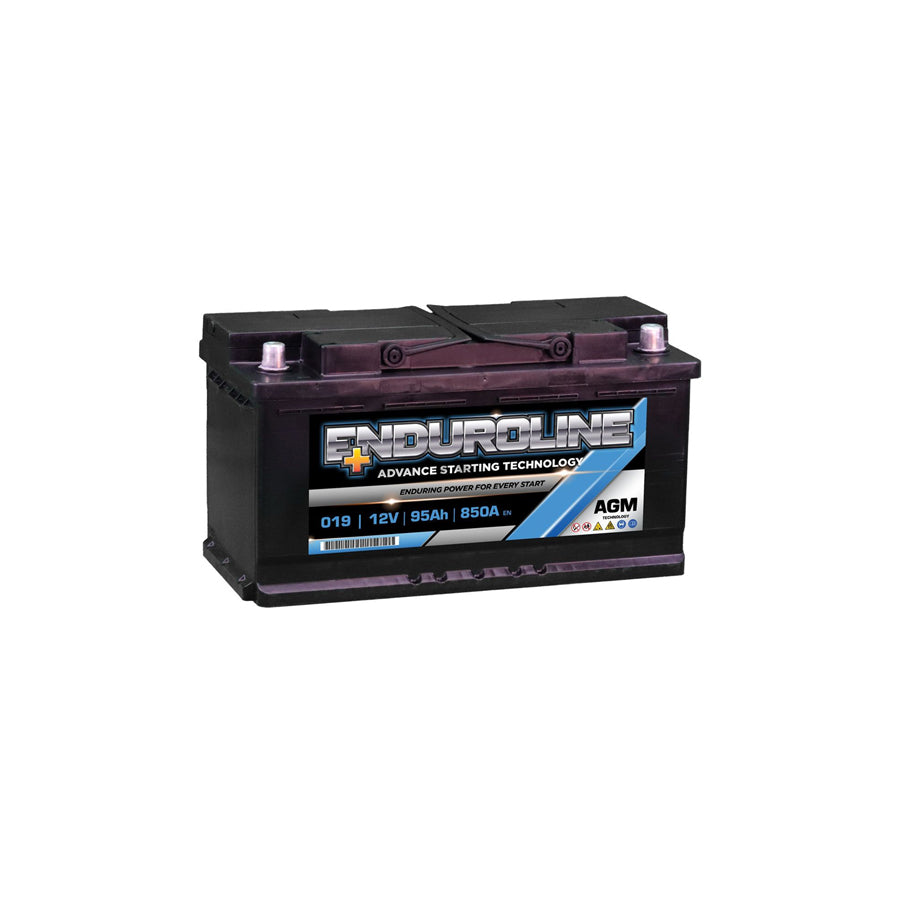 Enduroline 019 AGM Start Stop Car Battery 95Ah