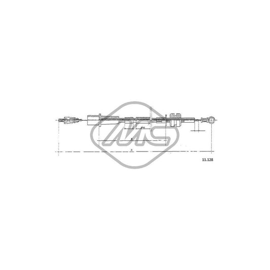 Metalcaucho 82575 Throttle Cable | Duco Car Parts UK Car Parts