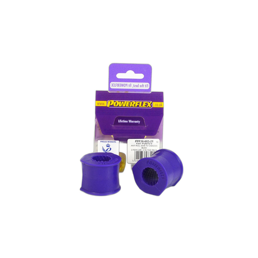 Powerflex PFF16-603-21 Lancia Fiat Front Anti Roll Bar To Chassis Bush 21mm (Inc. Delta & Punto) | Duco Car Parts UK Car Parts