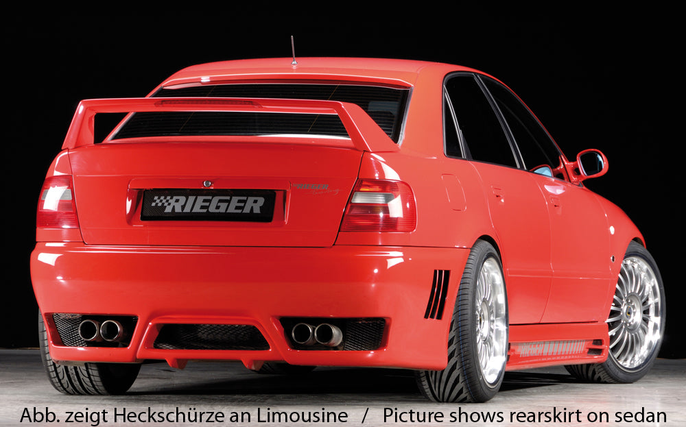 Rieger 00055059 Audi B5 A4 Rear Bumper