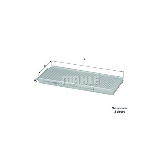 MAHLE ORIGINAL LA 391/S Pollen filter Particulate Filter